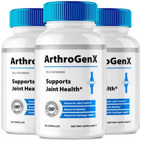 Flacon de capsules ArthroGenX d'IDEAL PERFORMANCE, vue de face