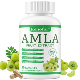 Flacon de capsules d'Amla Kenofor 1000mg vue de face