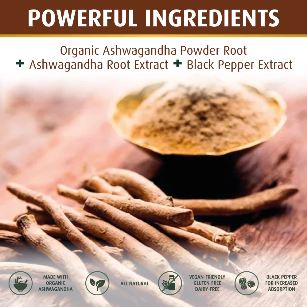 Flacon de capsules d'Ashwagandha PRATIC LINE ouvert