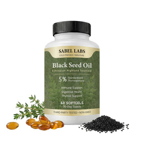 Flacon de capsules d'huile de nigelle Sabel Labs 60 unités