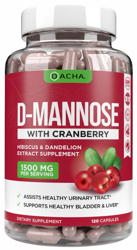 Flacon de capsules DACHA D-Mannose 4-en-1 vue de face