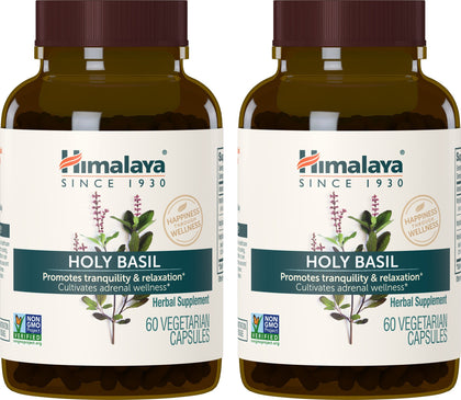 Flacon de capsules de basilic sacré Himalaya, 720mg, 120 unités