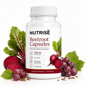 Flacon de capsules de betterave SIZRCSM face avant avec 90 capsules