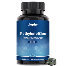 Flacon de capsules de bleu de méthylène Liophy avec 60 unités