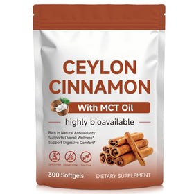 Flacon de capsules de cannelle de Ceylan Maaoun avec 300 softgels