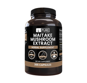 Flacon de capsules de Champignon Maitake PURE ORIGINAL INGREDIENTS vue de face