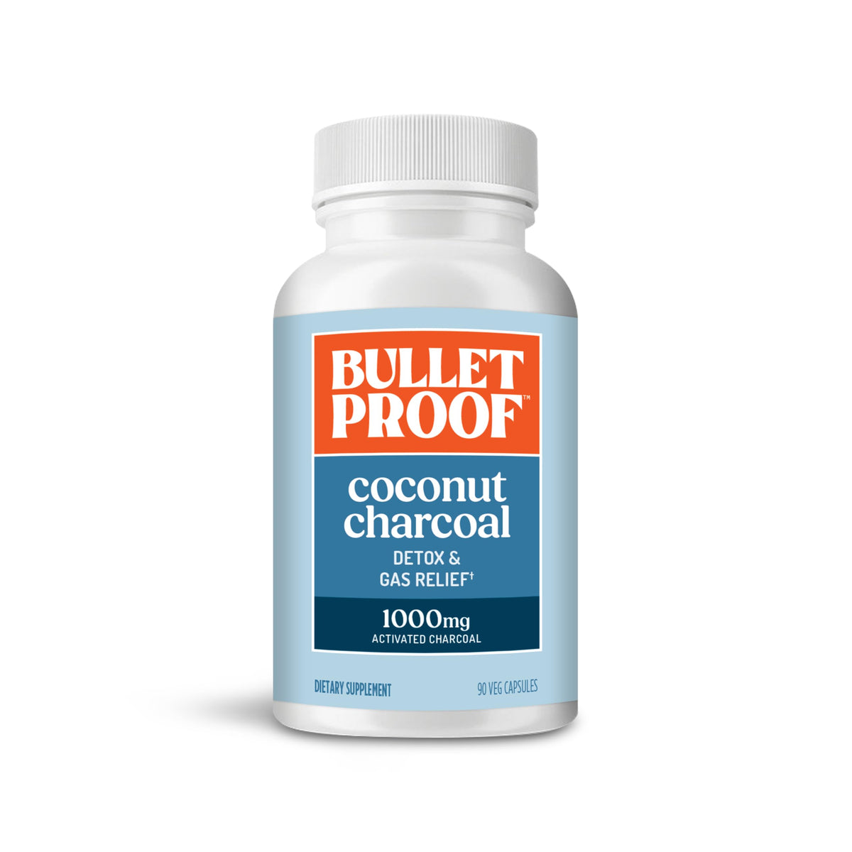 Flacon de capsules de charbon de coco Bulletproof 90 unités