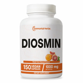 Flacon de capsules de Diosmine 1000mg Immortal Herbs, vue de face