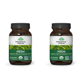 Flacon de capsules de feuille de neem ORGANIC INDIA, 90 capsules