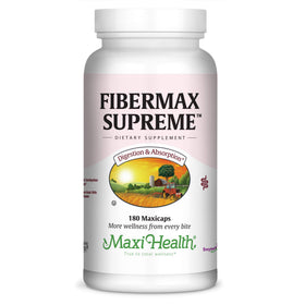 Flacon de capsules de fibres psyllium Maxi Health 180 capsules