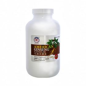 Flacon de capsules de ginseng américain Hsu's 500ct