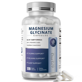 Flacon de capsules de glycinate de magnésium iMATCHME 120 unités