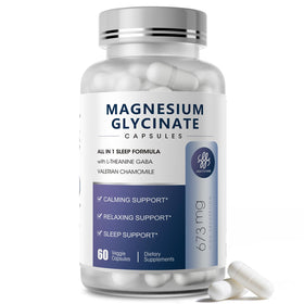 Flacon de capsules de glycinate de magnésium iMATCHME 60 unités