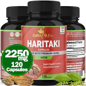 Flacon de capsules de Haritaki Bio Cona Nature, 120 capsules
