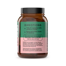 Flacon de capsules de hibiscus bio Complete Natural Products avec étiquette