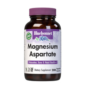 Flacon de capsules de magnésium BlueBonnet 400 mg vue de face