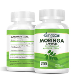 Flacon de capsules de Moringa KangRiXin 200 unités