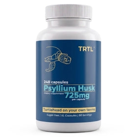 Flacon de capsules de psyllium TRTL 240ct vue de face