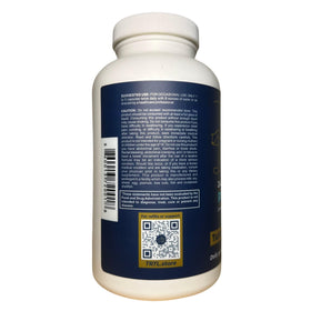 Flacon de capsules de psyllium TRTL avec étiquette visible