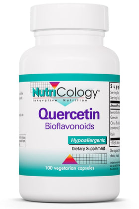 Flacon de capsules de quercétine bioflavonoïdes d'Allergy Research Group