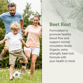 Flacon de capsules de racine de betterave Earth Harmony Naturals, 120 capsules