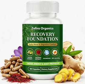 Flacon de capsules de Safran Zafira Organics REATIFUL avec 90 capsules
