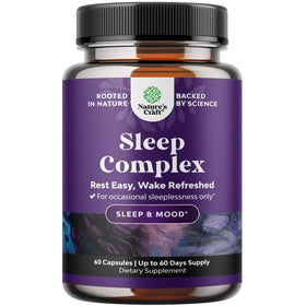 Flacon de capsules de soutien au sommeil Natures Craft 60 unités