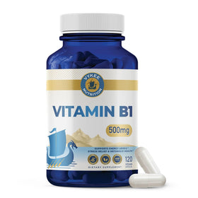 Flacon de capsules de vitamine B1 Vykee Nutrition 500 mg