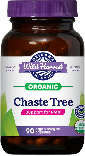 Flacon de capsules de Vitex bio Oregon's Wild Harvest, 90 unités