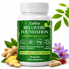 Flacon de capsules DYDUON Zafira Organics, 60 capsules en vue de face