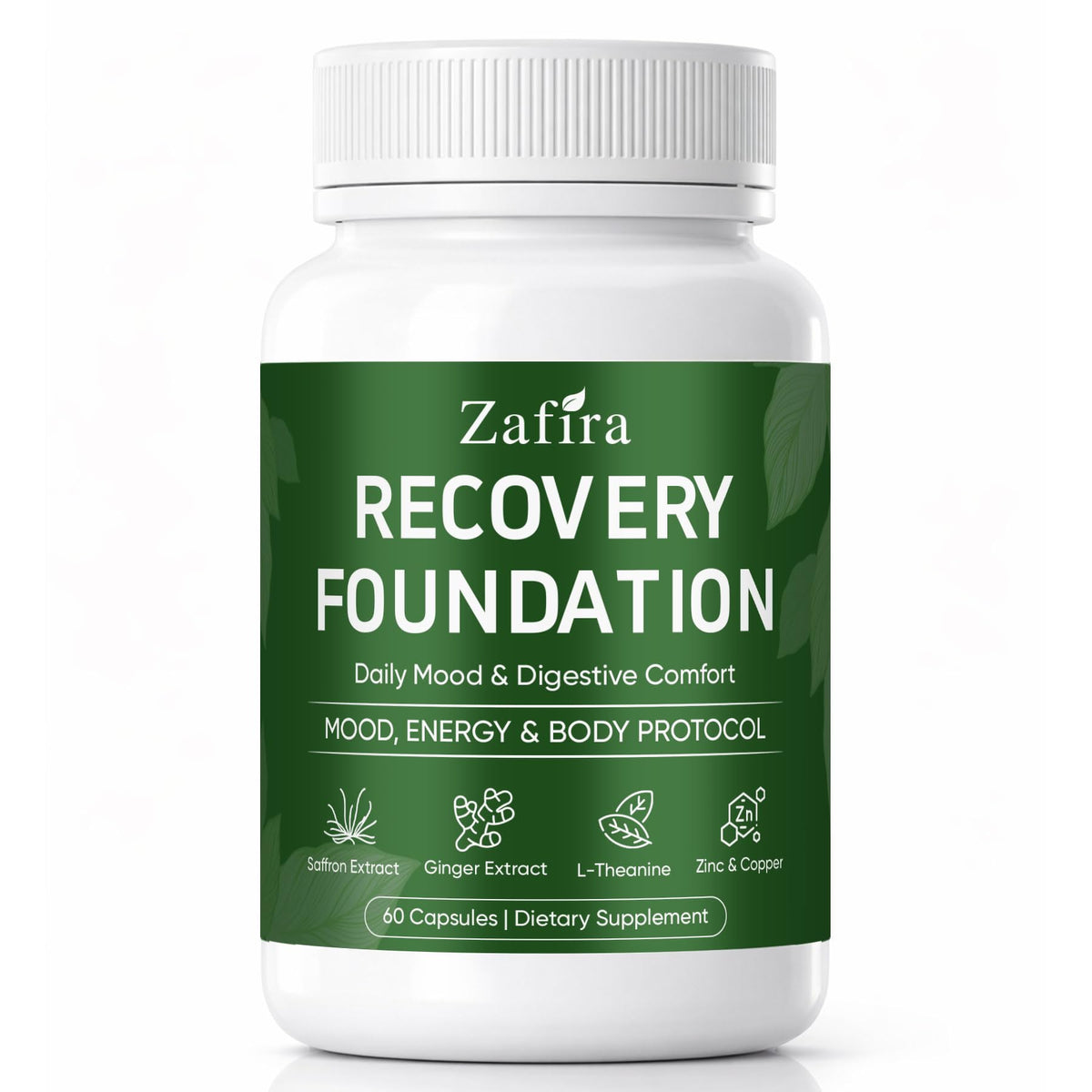 Flacon de capsules GLORAMD Zafira Organics 60 capsules