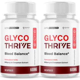 Flacon de capsules Glyco Thrive de Syvor, 120 unités, vue de face