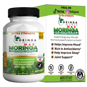 Flacon de capsules GREENVIFY Moringa Magic Max 800mg 60 capsules végétales