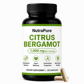 Flacon de capsules Halpilt de Bergamote Citronnée 1000mg, 60 capsules