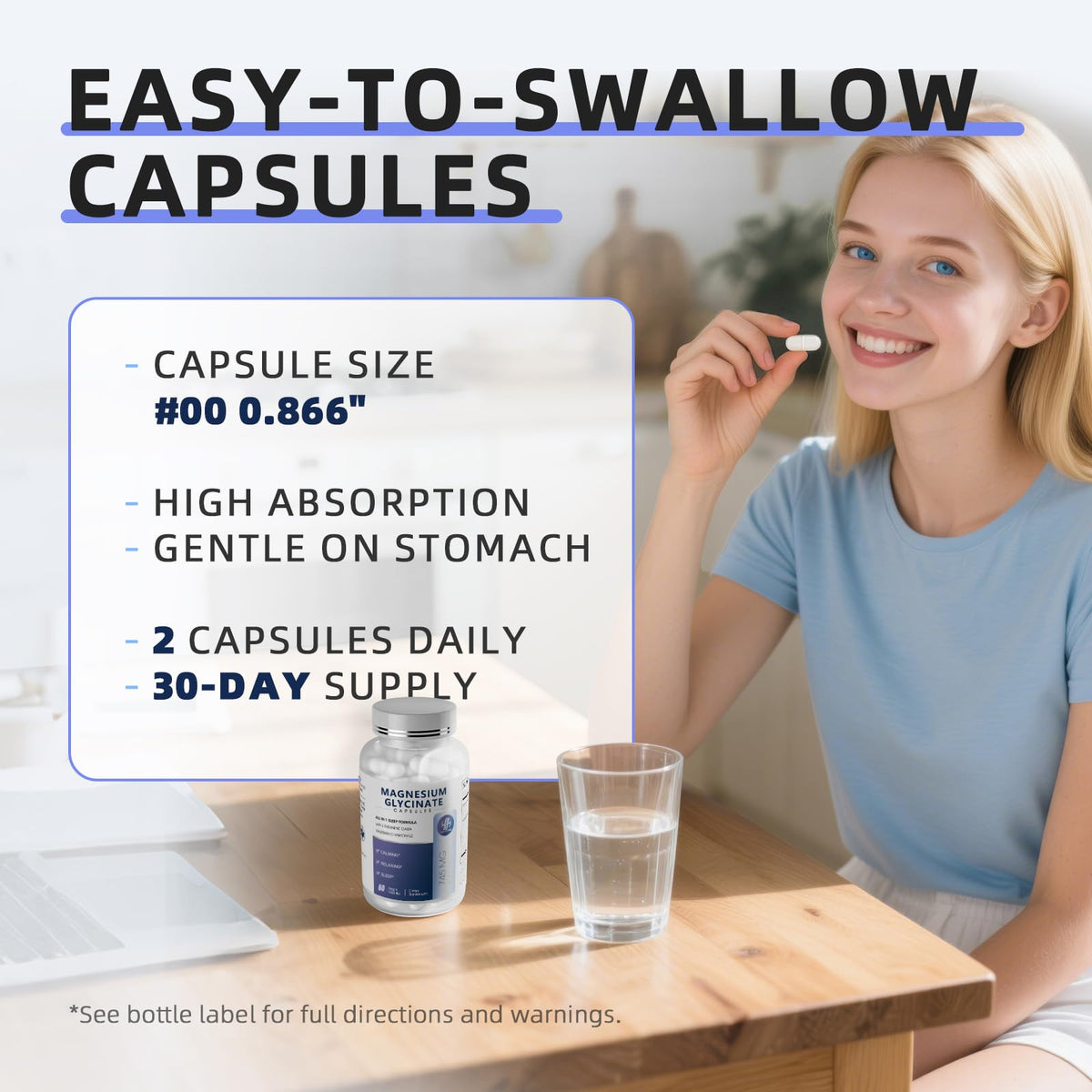 Flacon de capsules iMATCHME sur fond blanc