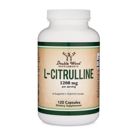 Flacon de capsules L-Citrulline Double Wood 1200mg 120 unités