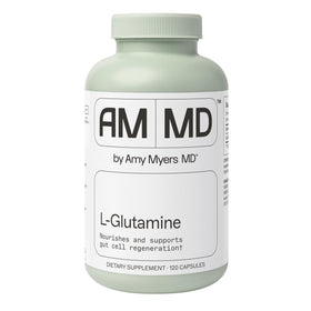 Flacon de capsules L-Glutamine Amy Myers MD, 120 capsules
