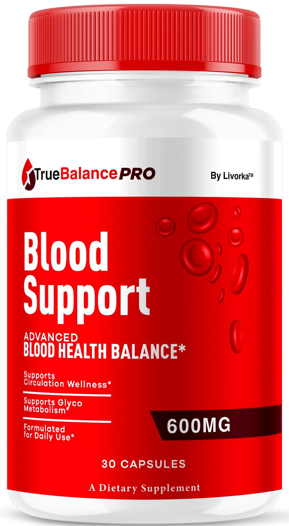 Flacon de capsules LIVORKA True Balance Pro 60 capsules vue avant