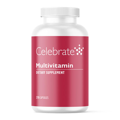 Flacon de capsules multivitamines Celebrate Bariatric 270 unités