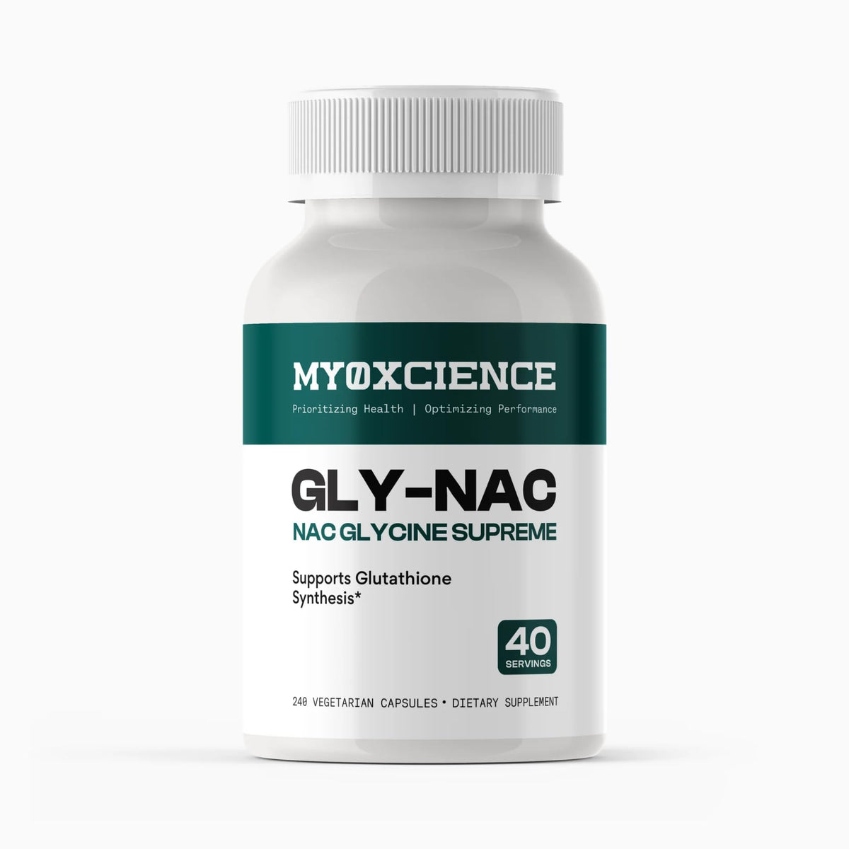 Flacon de capsules MYOXCIENCE NAC avec 40 portions
