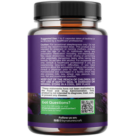 Flacon de capsules Natures Craft avec ingrédients listés