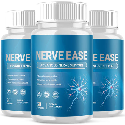 Flacon de capsules Nerve Ease Flex University, vue de face