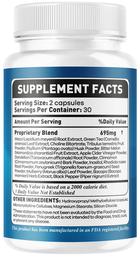 Flacon de Capsules Nerve Ease OVICIA ouvert avec capsules visibles