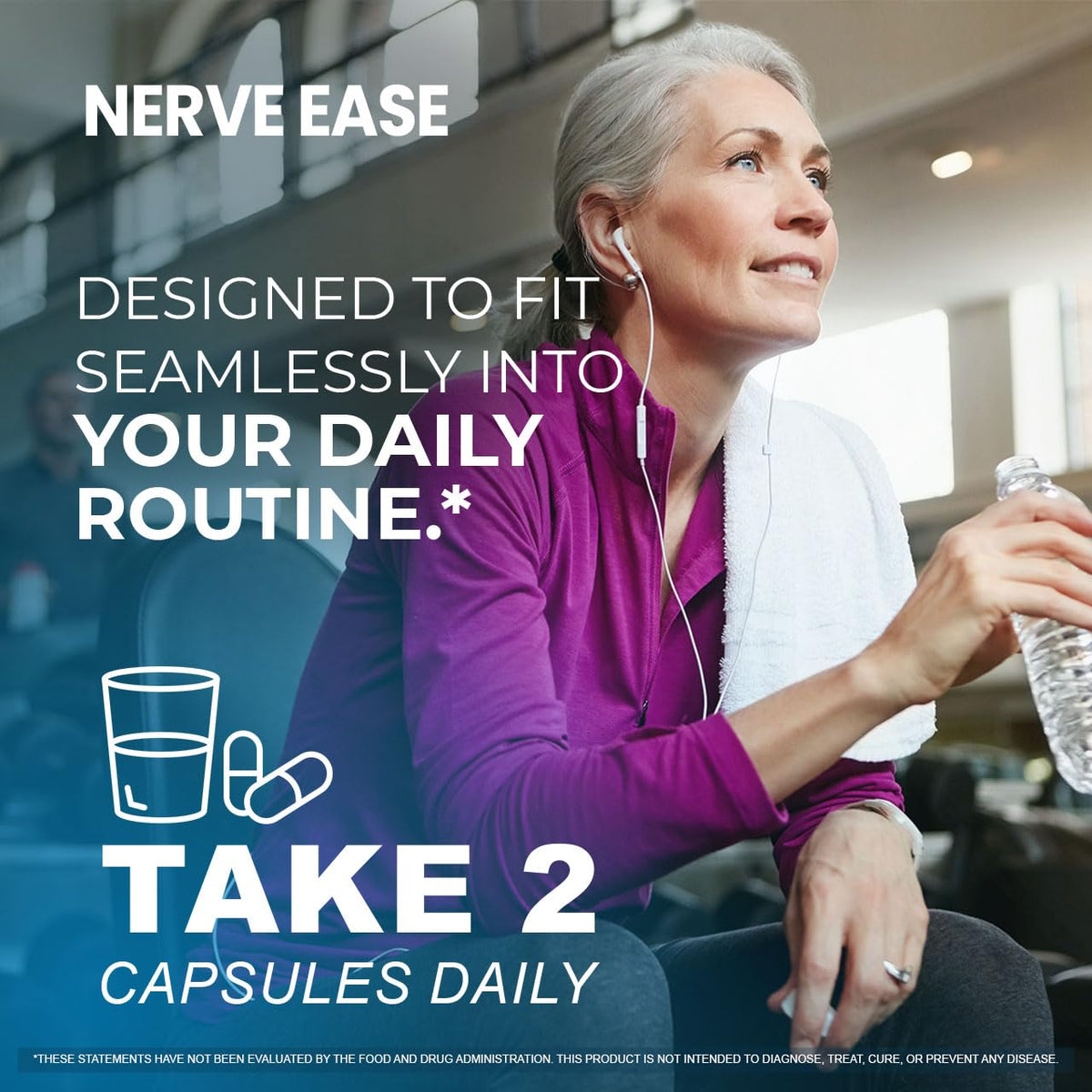 Flacon de Capsules Nerve Ease OVICIA ouvert montrant des capsules