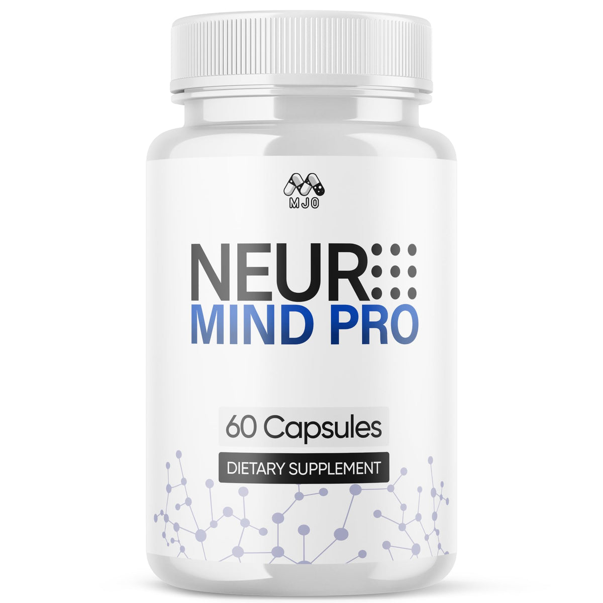 Flacon de capsules Neuro Mind Pro MJO, 60 gélules naturelles