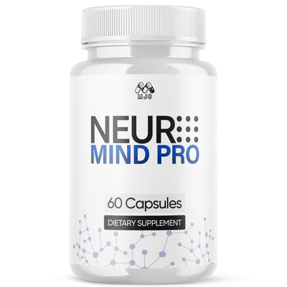 Flacon de capsules Neuro Mind Pro MJO, 60 gélules naturelles