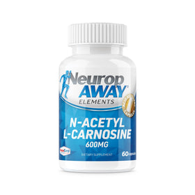 Flacon de capsules NeuropAWAY N-Acetyl-L-Carnosine 600mg de 60 capsules