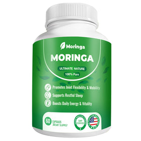 Flacon de capsules Polvaritho Moringa Bio 800mg, 60 unités