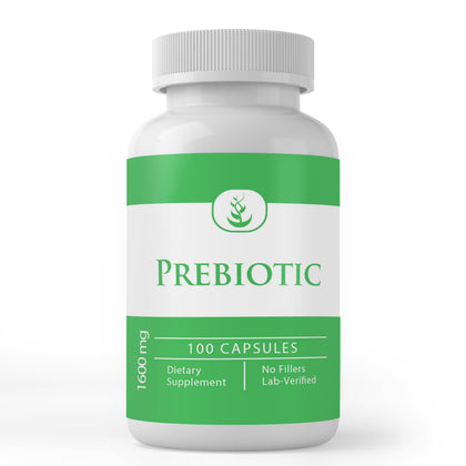 Flacon de capsules prébiotiques PURE ORIGINAL INGREDIENTS 100 capsules