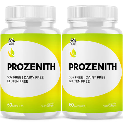 Flacon de capsules Prozenith MJO vue avant avec étiquette